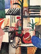 August Macke Mann mit Esel Spain oil painting artist